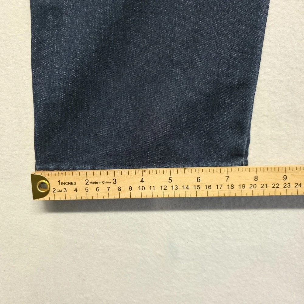 Lee Women's Relaxed Fit Straight Leg Denim Blue Jeans Size 12 Medium (30X31)